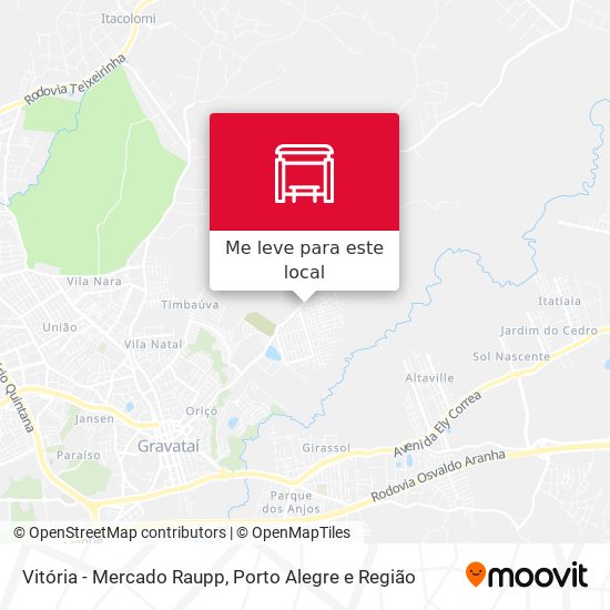 Vitória - Mercado Raupp mapa