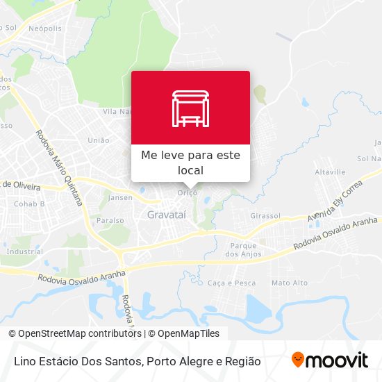 Lino Estácio Dos Santos mapa