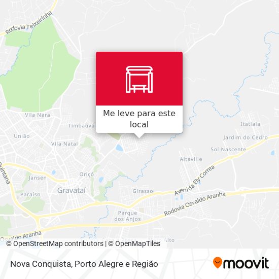 Nova Conquista mapa