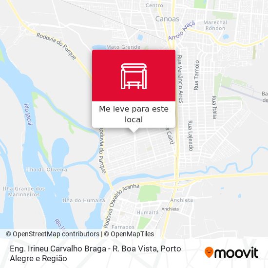 Eng. Irineu Carvalho Braga - R. Boa Vista mapa