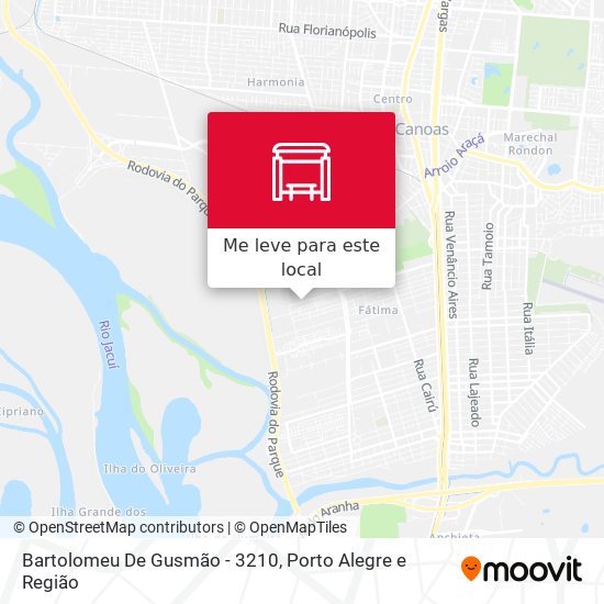 Bartolomeu De Gusmão - 3210 mapa