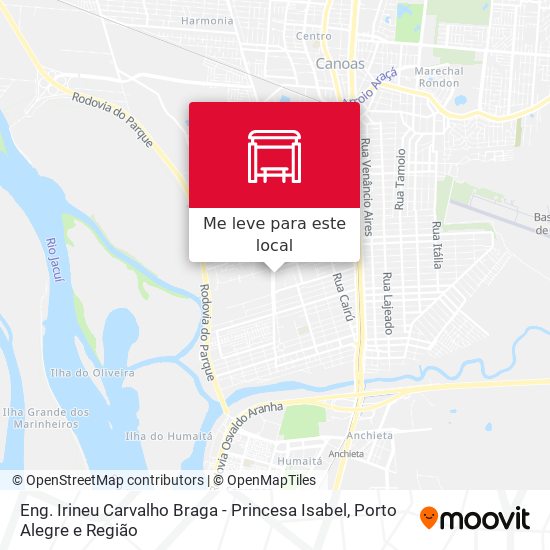 Eng. Irineu Carvalho Braga - Princesa Isabel mapa
