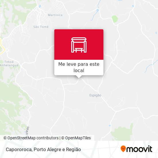 Capororoca mapa