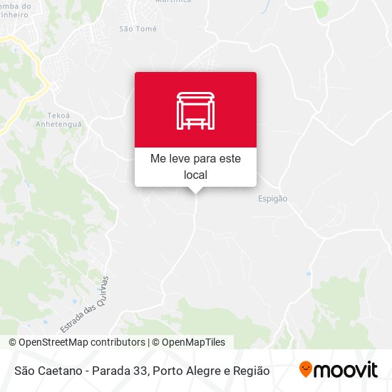 São Caetano - Parada 33 mapa