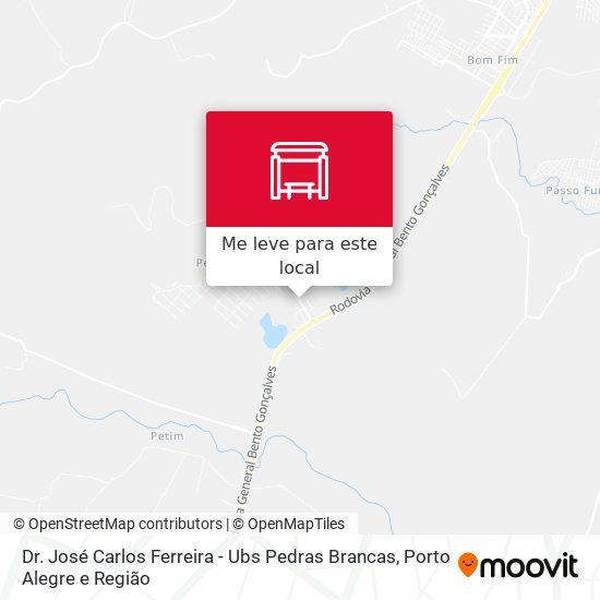 Dr. José Carlos Ferreira - Ubs Pedras Brancas mapa