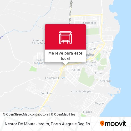 Nestor De Moura Jardim mapa