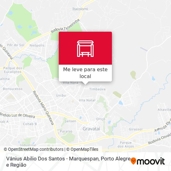 Vânius Abilio Dos Santos - Marquespan mapa