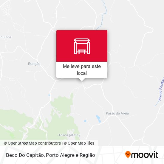 Beco Do Capitão mapa