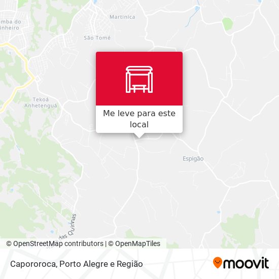 Capororoca mapa