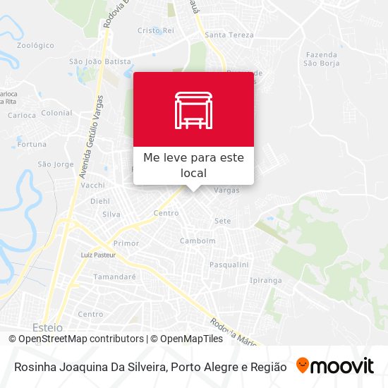 Rosinha Joaquina Da Silveira mapa