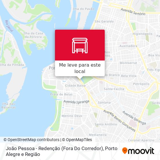 João Pessoa - Redenção (Fora Do Corredor) mapa