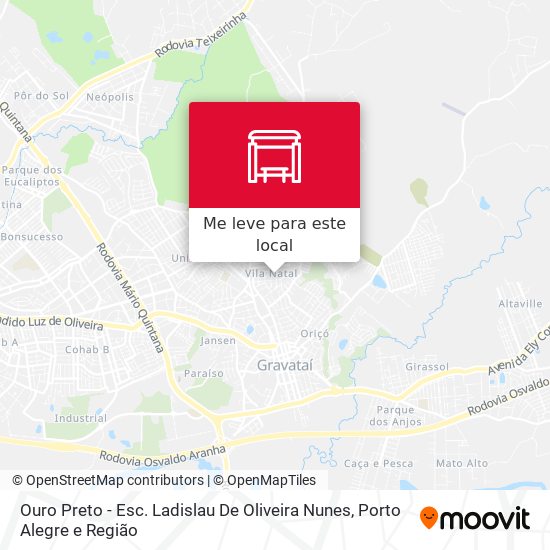 Ouro Preto - Esc. Ladislau De Oliveira Nunes mapa
