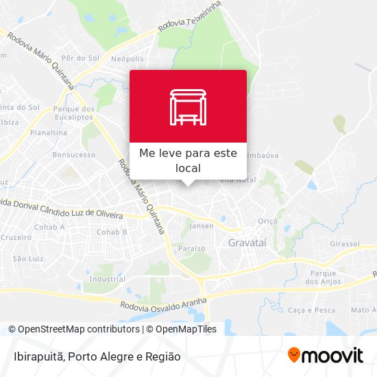 Ibirapuitã mapa