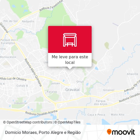 Domício Moraes mapa