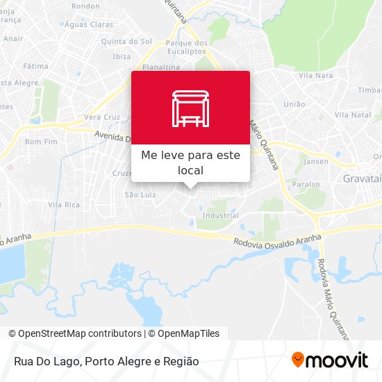 Rua Do Lago mapa