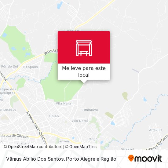 Vânius Abilio Dos Santos mapa