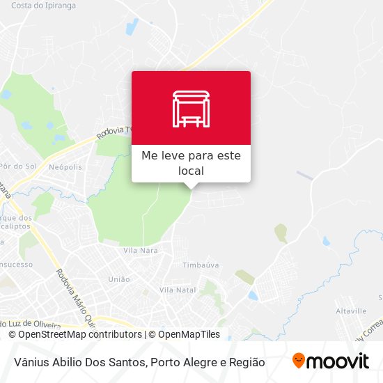 Vânius Abilio Dos Santos mapa
