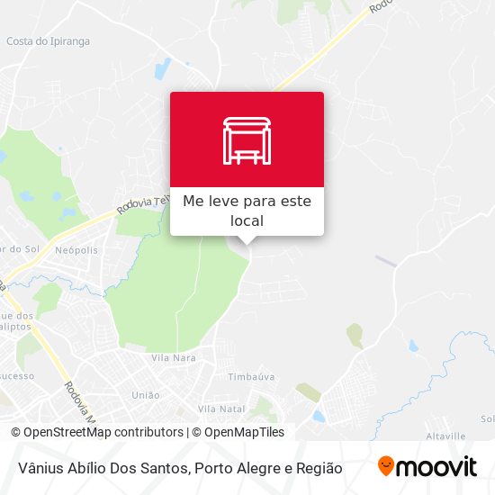 Vânius Abílio Dos Santos mapa