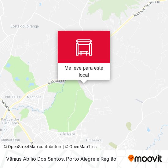 Vânius Abílio Dos Santos mapa