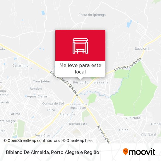 Bibiano De Almeida mapa