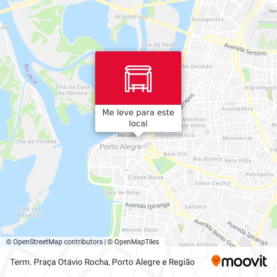Term. Praça Otávio Rocha mapa