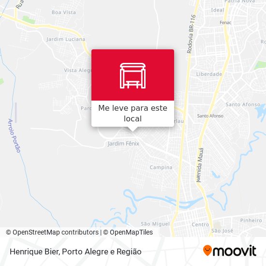 Henrique Bier mapa