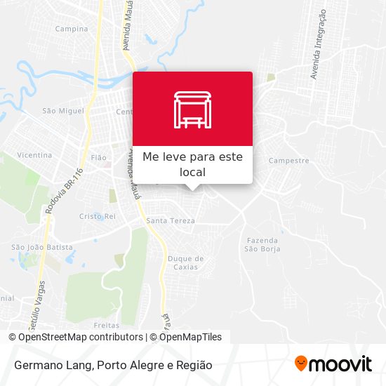 Germano Lang mapa
