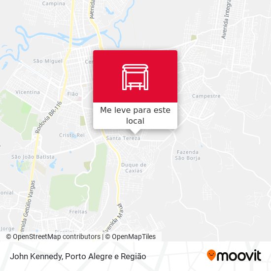 John Kennedy mapa
