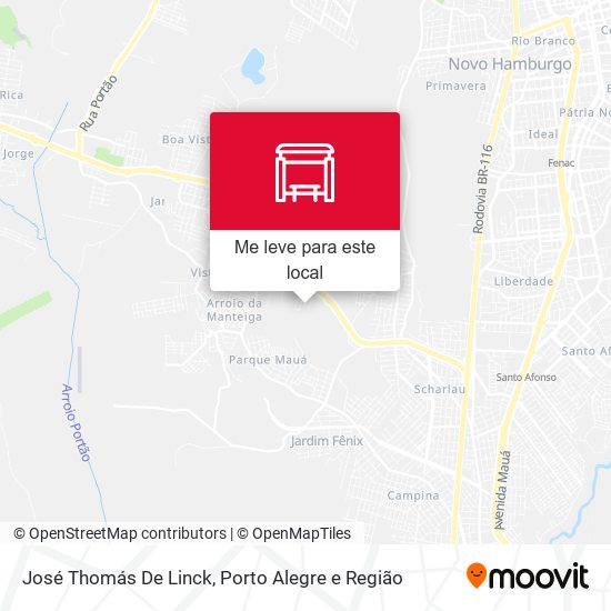 José Thomás De Linck mapa