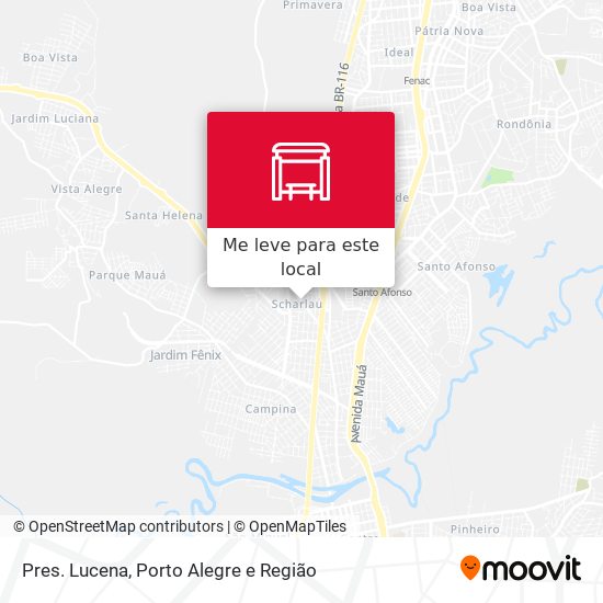 Pres. Lucena mapa