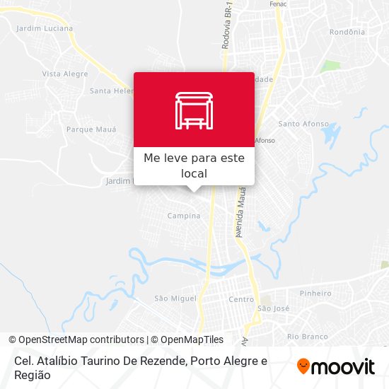 Cel. Atalíbio Taurino De Rezende mapa