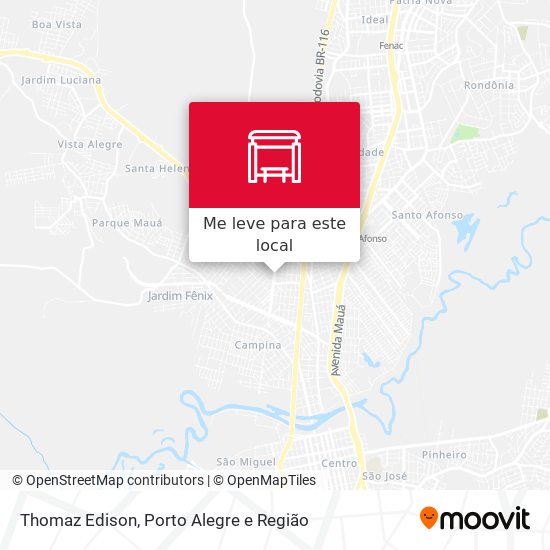 Thomaz Edison mapa