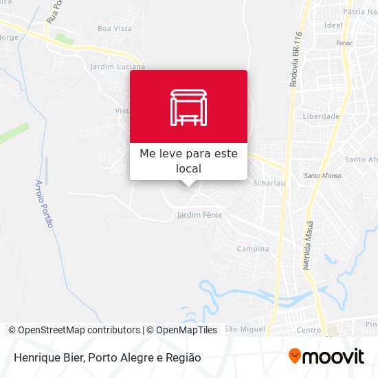 Henrique Bier mapa