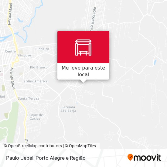 Paulo Uebel mapa