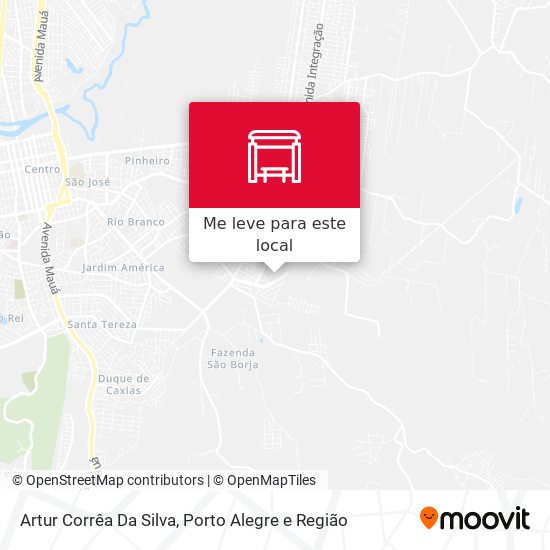 Artur Corrêa Da Silva mapa
