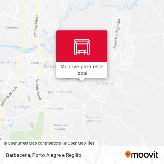 Barbacena mapa