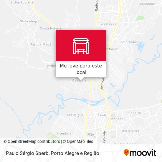 Paulo Sérgio Sperb mapa