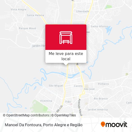 Manoel Da Fontoura mapa