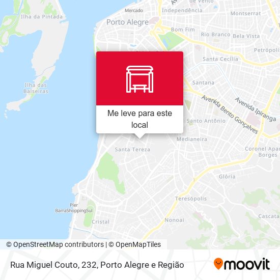 Rua Miguel Couto, 232 mapa