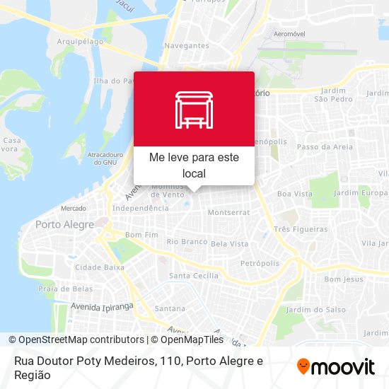 Rua Doutor Poty Medeiros, 110 mapa