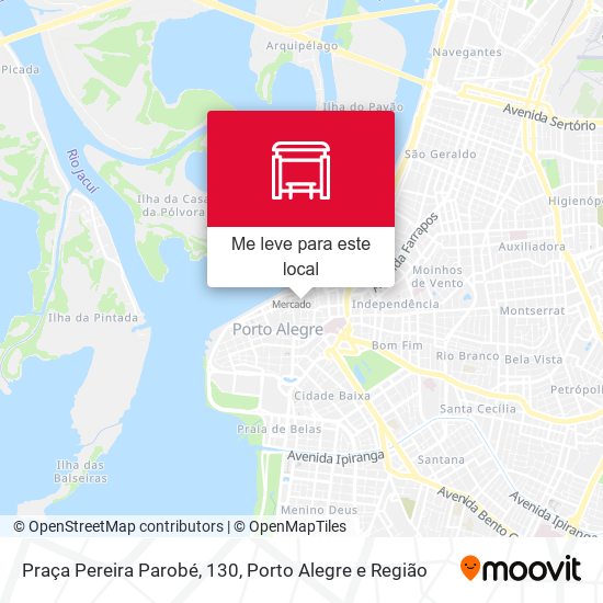 Praça Pereira Parobé, 130 mapa