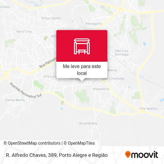 R. Alfredo Chaves, 389 mapa