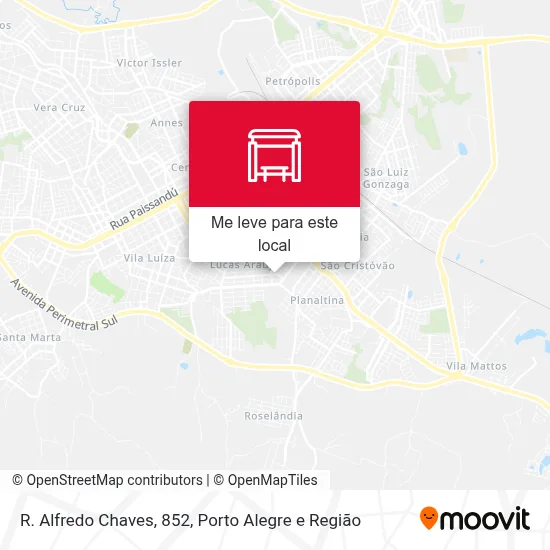 R. Alfredo Chaves, 852 mapa