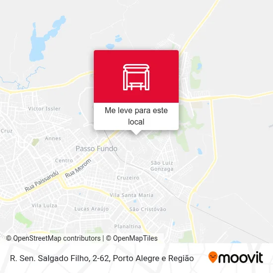 R. Sen. Salgado Filho, 2-62 mapa