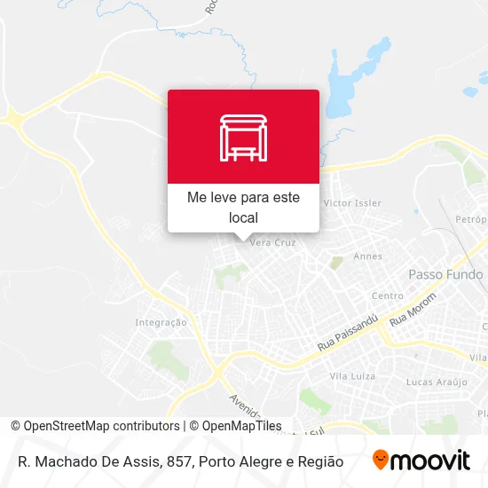 R. Machado De Assis, 857 mapa