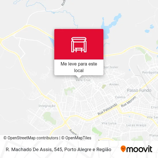 R. Machado De Assis, 545 mapa