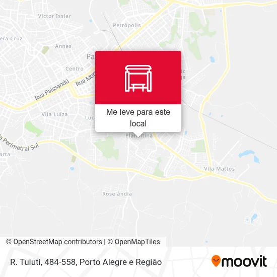 R. Tuiuti, 484-558 mapa
