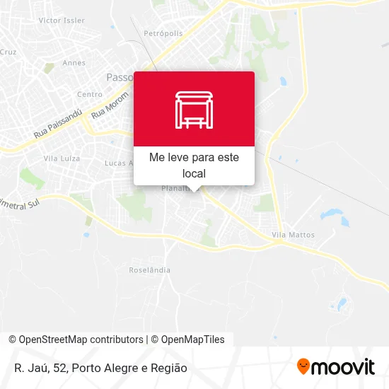 R. Jaú, 52 mapa