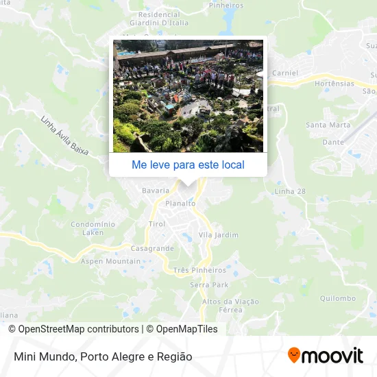 Mini Mundo mapa