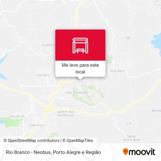 Rio Branco - Neobus mapa